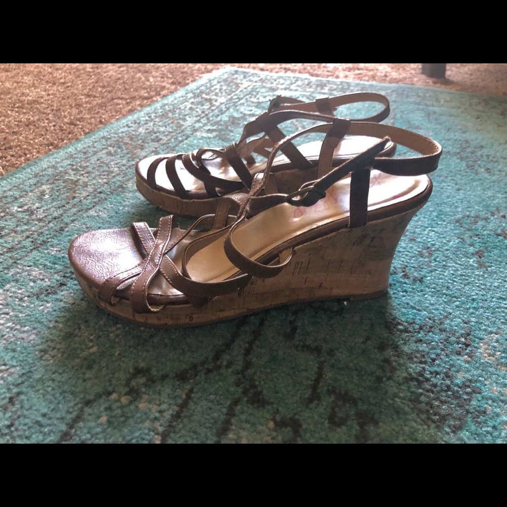 Jellypop Brown Wedges